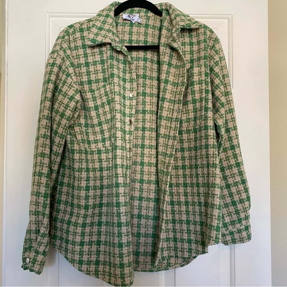 Princess Polly tweed checkered jacket